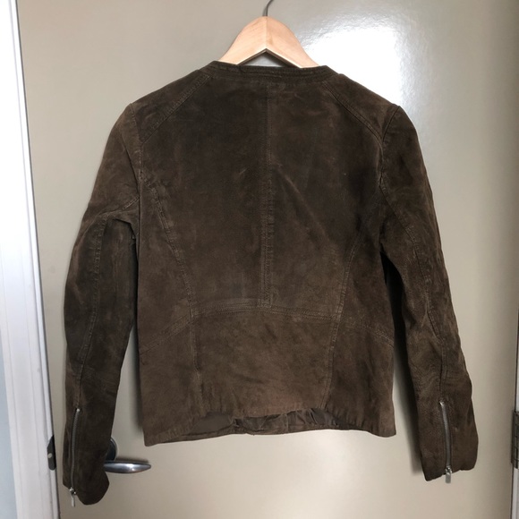 MANGO genuine leather jacket, SZ S - Picture 6 of 7